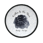 Zodiac Constellations Iron On Round Patch w/ Name or Text