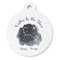 Zodiac Constellations Round Pet ID Tag - Large - Front