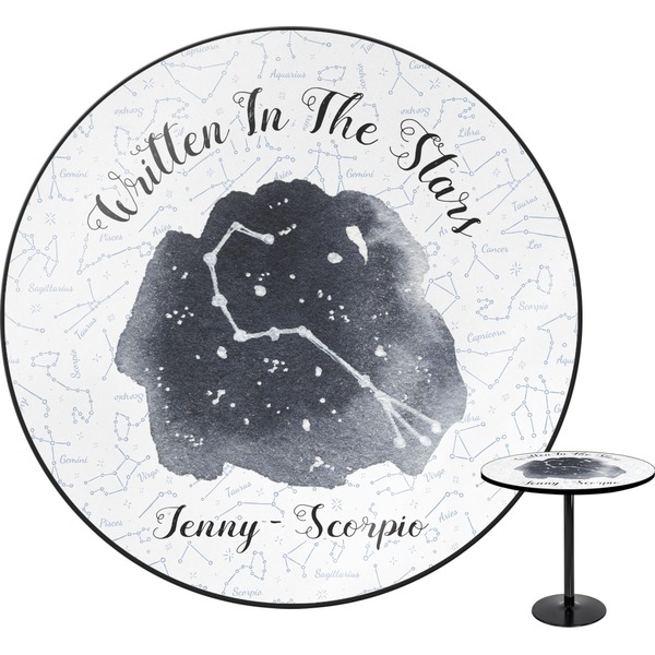 Custom Zodiac Constellations Round Table (Personalized)