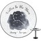 Zodiac Constellations Round Table Top