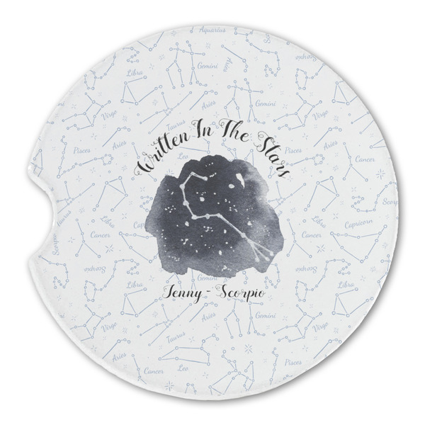 Zodiac Constellations Sandstone Car Coaster - Single
