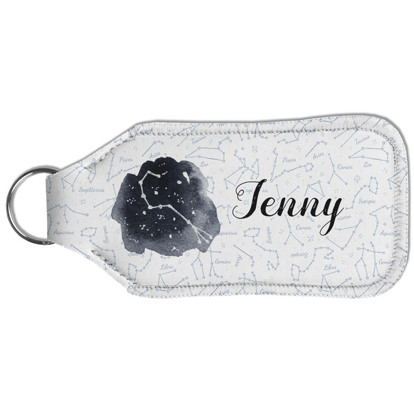 Zodiac Constellations Sanitizer Holder Keychain - Large (Back)