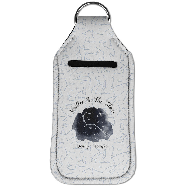 Zodiac Constellations Sanitizer Holder Keychain - Large (Front)