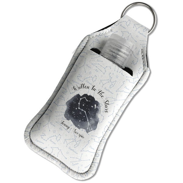 Zodiac Constellations Sanitizer Holder Keychain - Large in Case