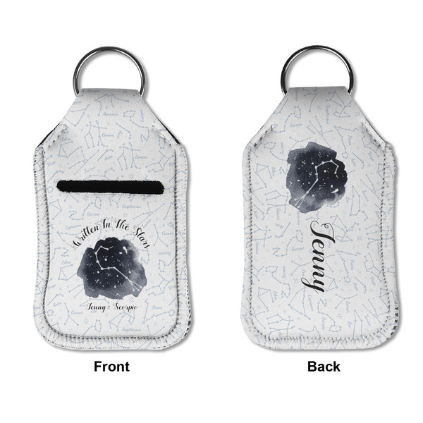 Zodiac Constellations Sanitizer Holder Keychain - Small APPROVAL (Flat)