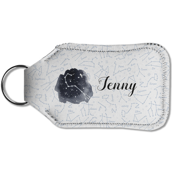 Zodiac Constellations Sanitizer Holder Keychain - Small (Back)