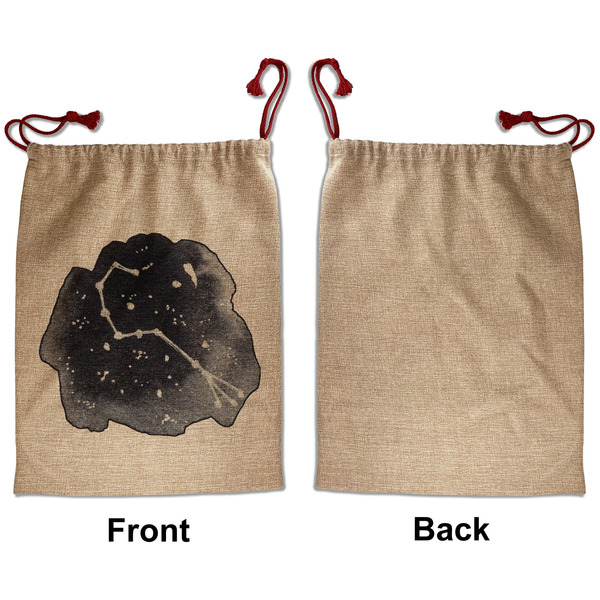 Zodiac Constellations Santa Bag - Approval - Front