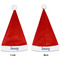 Zodiac Constellations Santa Hats - Front and Back (Double Sided Print) APPROVAL
