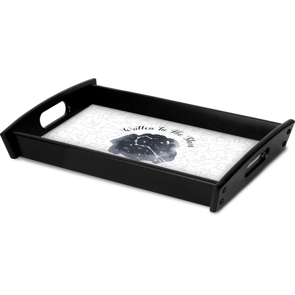 Zodiac Constellations Serving Tray Black - Corner