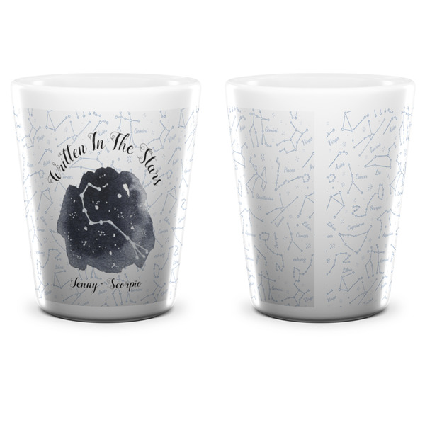 Zodiac Constellations Shot Glass - White - APPROVAL