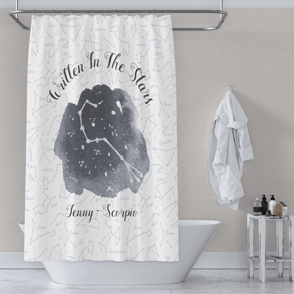 Zodiac Constellations Shower Curtain Lifestyle