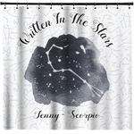 Zodiac Constellations Shower Curtain - Custom Size (Personalized)