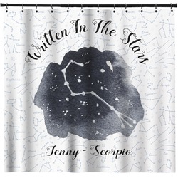Zodiac Constellations Shower Curtain (Personalized)