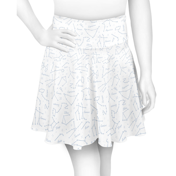 Custom Zodiac Constellations Skater Skirt - X Small