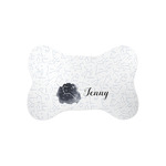 Zodiac Constellations Bone Shaped Dog Food Mat (Small) (Personalized)