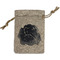 Zodiac Constellations Small Burlap Gift Bag - Front