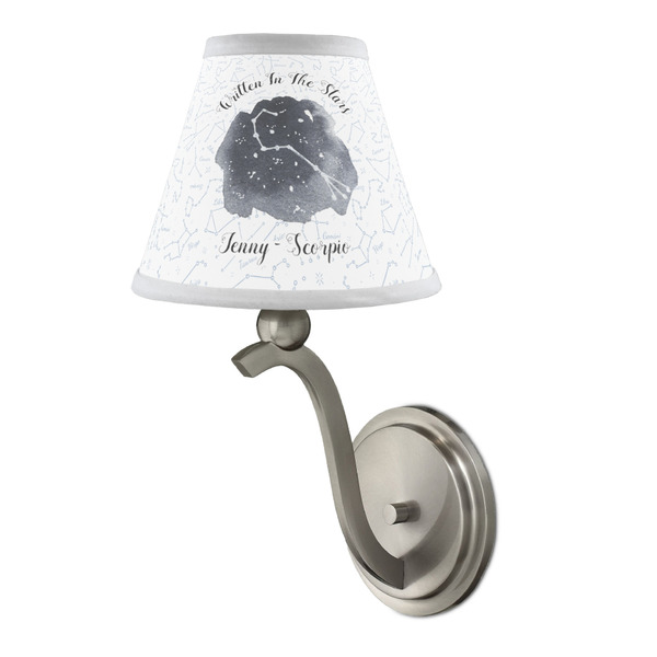 Zodiac Constellations Small Chandelier Lamp - LIFESTYLE (on wall lamp)