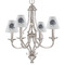 Zodiac Constellations Small Chandelier Shade - LIFESTYLE (on chandelier)