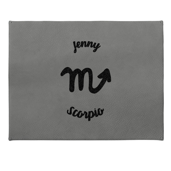 Zodiac Constellations Small Engraved Gift Box with Leather Lid - Approval