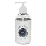 Zodiac Constellations Plastic Soap / Lotion Dispenser (8 oz - Small - White) (Personalized)