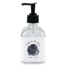 Zodiac Constellations Glass Soap & Lotion Bottle - Single Bottle (Personalized)