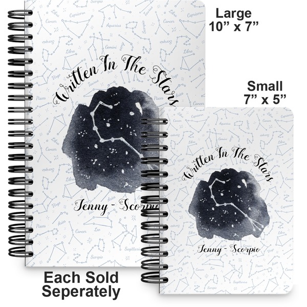 Zodiac Constellations Spiral Journal - Comparison