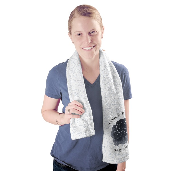 Zodiac Constellations Sport Towel - Exercise use - Model