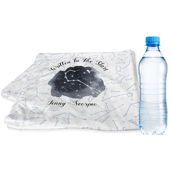 Custom Zodiac Constellations Sports & Fitness Towel (Personalized)