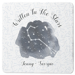 Zodiac Constellations Square Rubber Backed Coaster (Personalized)