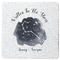 Zodiac Constellations Square Rubber Backed Coaster (Personalized)