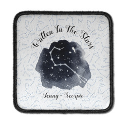 Zodiac Constellations Iron On Square Patch w/ Name or Text