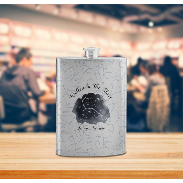 Zodiac Constellations Stainless Steel Flask - LIFESTYLE 2