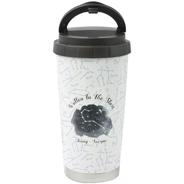 Custom Zodiac Constellations Stainless Steel Coffee Tumbler (Personalized)