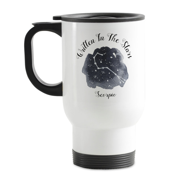 Custom Zodiac Constellations Stainless Steel Travel Mug with Handle