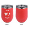 Zodiac Constellations Stainless Wine Tumblers - Coral - Single Sided - Approval