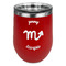 Zodiac Constellations Stainless Wine Tumblers - Red - Single Sided - Front