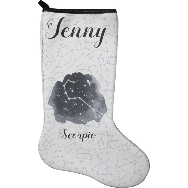 Custom Zodiac Constellations Holiday Stocking - Neoprene (Personalized)
