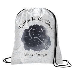 Zodiac Constellations Drawstring Backpack - Large (Personalized)