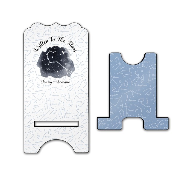 Zodiac Constellations Stylized Phone Stand - Front & Back - Large
