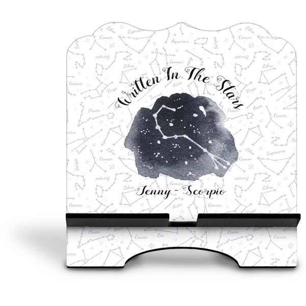 Zodiac Constellations Stylized Tablet Stand - Front without iPad