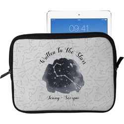 Zodiac Constellations Tablet Case / Sleeve - Large (Personalized)