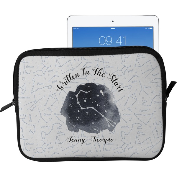 Custom Zodiac Constellations Tablet Case / Sleeve - Large (Personalized)