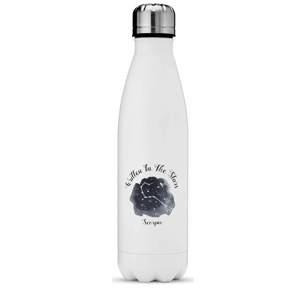 Custom Zodiac Constellations Water Bottle - 17 oz. - Stainless Steel - Full Color Printing (Personalized)