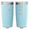 Zodiac Constellations Teal Polar Camel Tumbler - 20oz -Double Sided - Approval