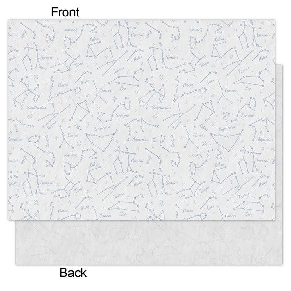 Zodiac Constellations Tissue Paper - Lightweight - Medium - Front & Back