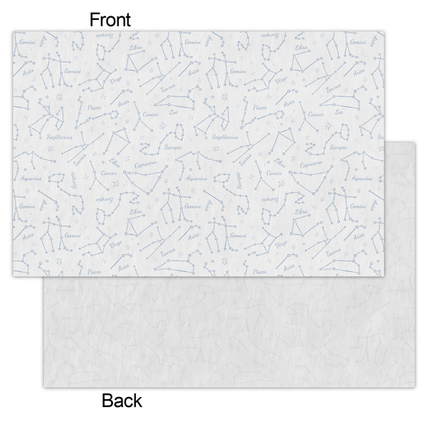 Zodiac Constellations Tissue Paper - Lightweight - Small - Front & Back