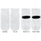 Zodiac Constellations Toddler Ankle Socks - Double Pair - Front and Back - Apvl