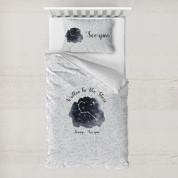 Custom Zodiac Constellations Toddler Bedding w/ Name or Text