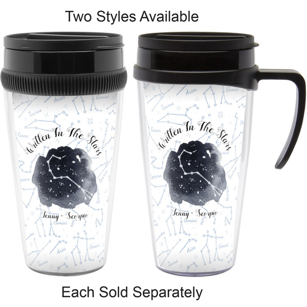 Zodiac Constellations Travel Mugs - with & without Handle