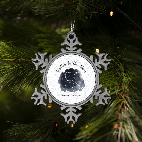 Zodiac Constellations Vintage Snowflake - (LIFESTYLE)